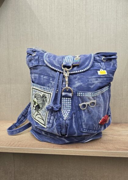Plecak jeansowy